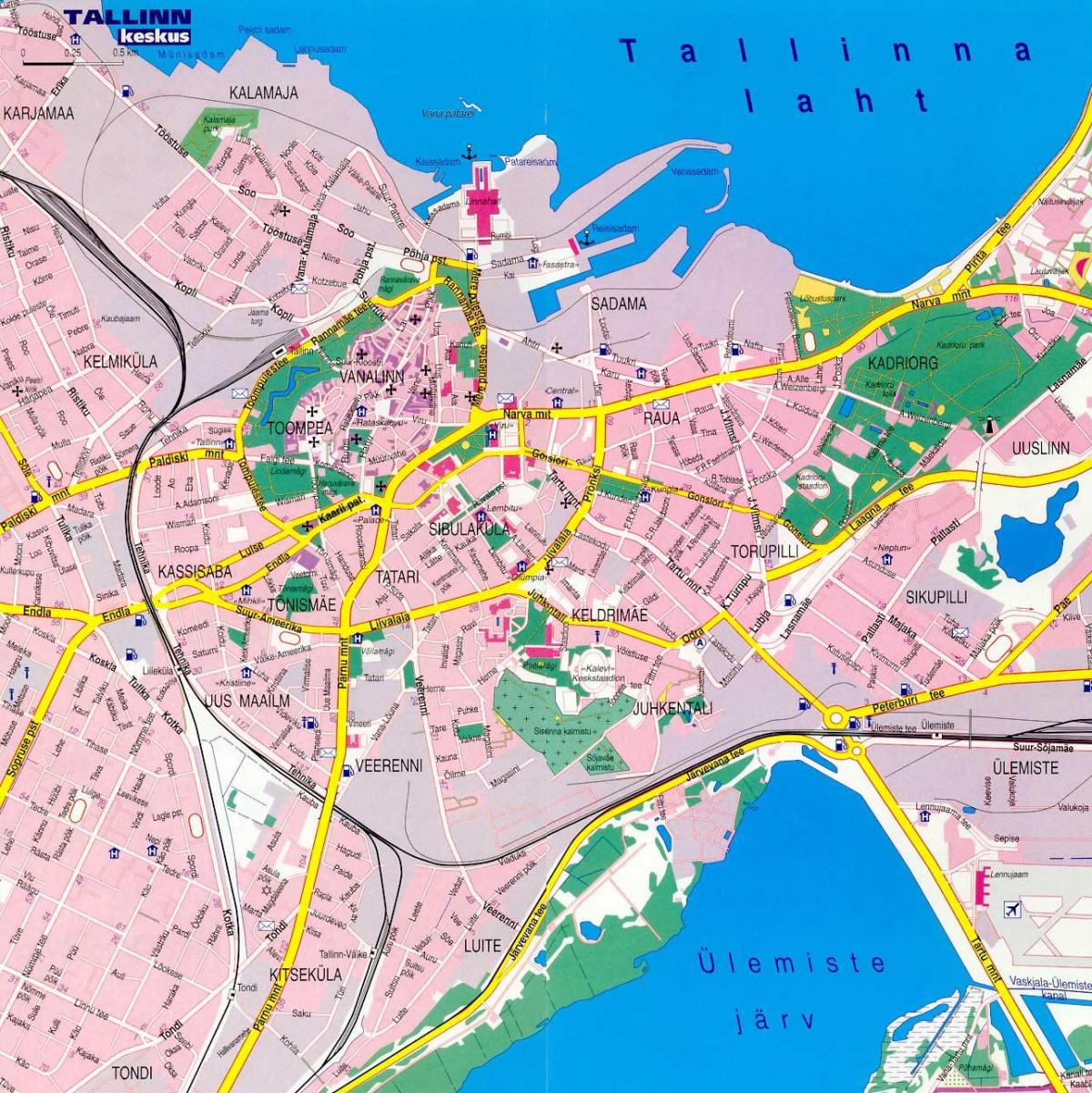 map of tallinn Estonia 